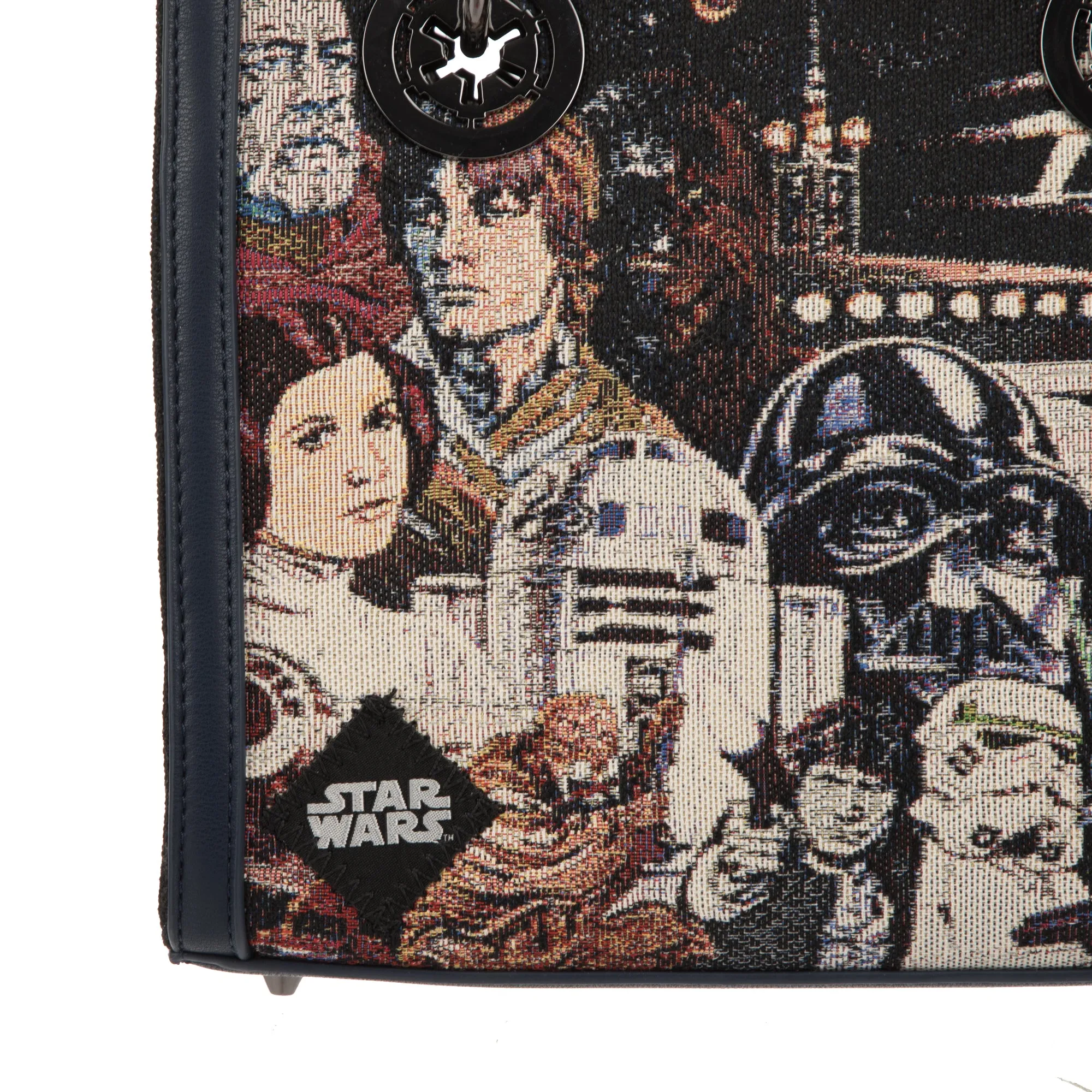 A New Hope Tapestry Navy Handbag