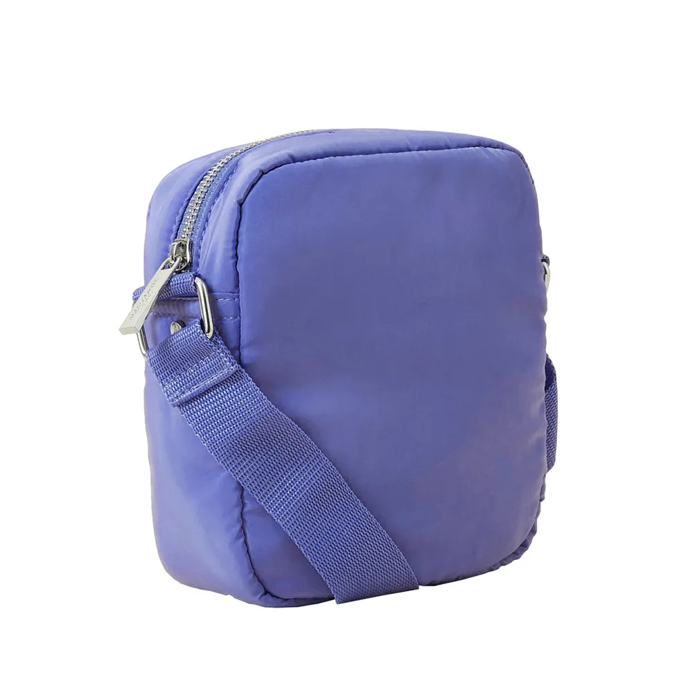 Accessorize London Women's Blue Recycled nylon messenger Sling Bag