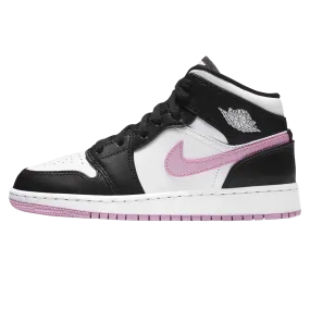 Air Jordan 1 Mid GS 'White Light Arctic Pink'