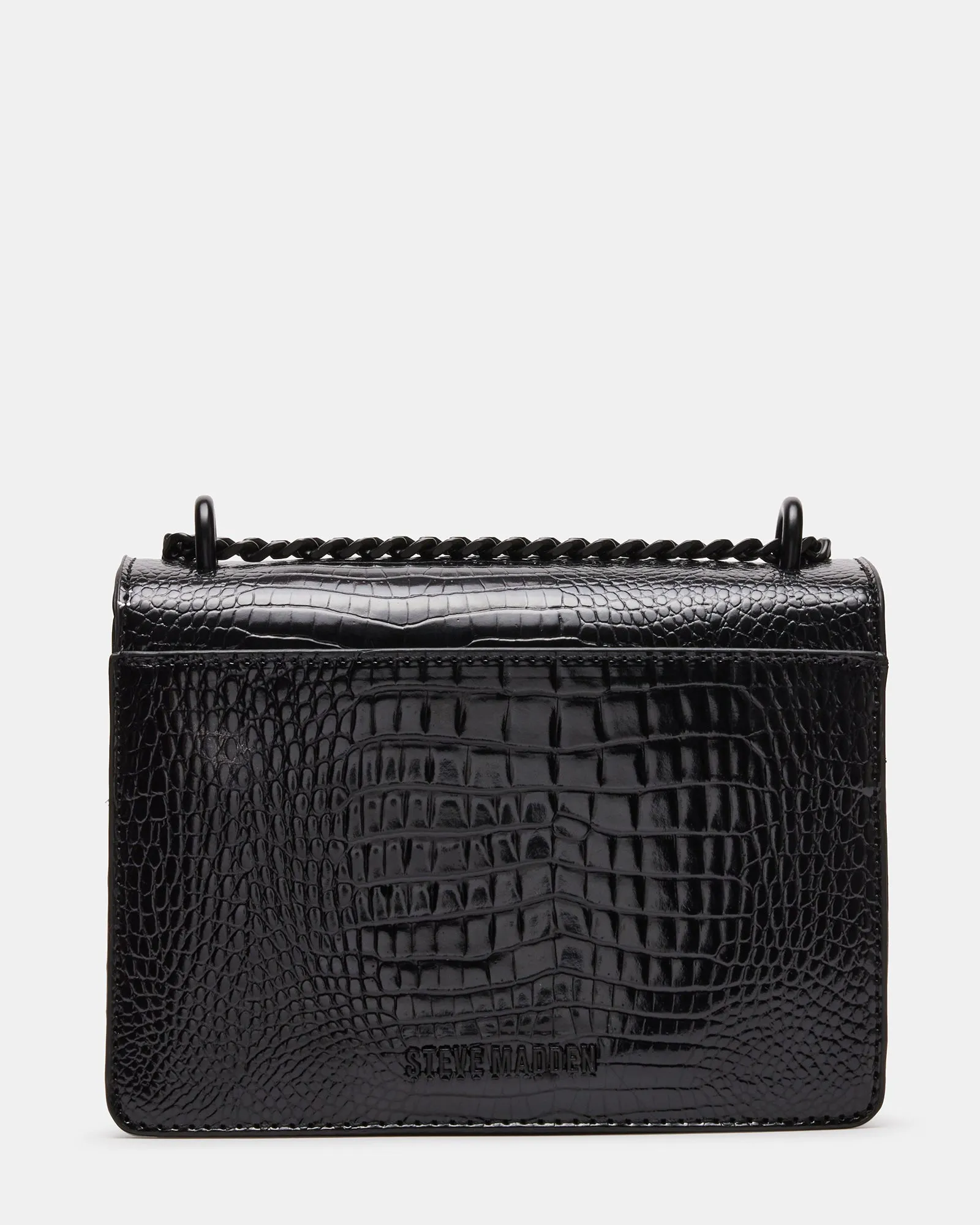 AMARA BAG CROCODILE BLACK/BLACK