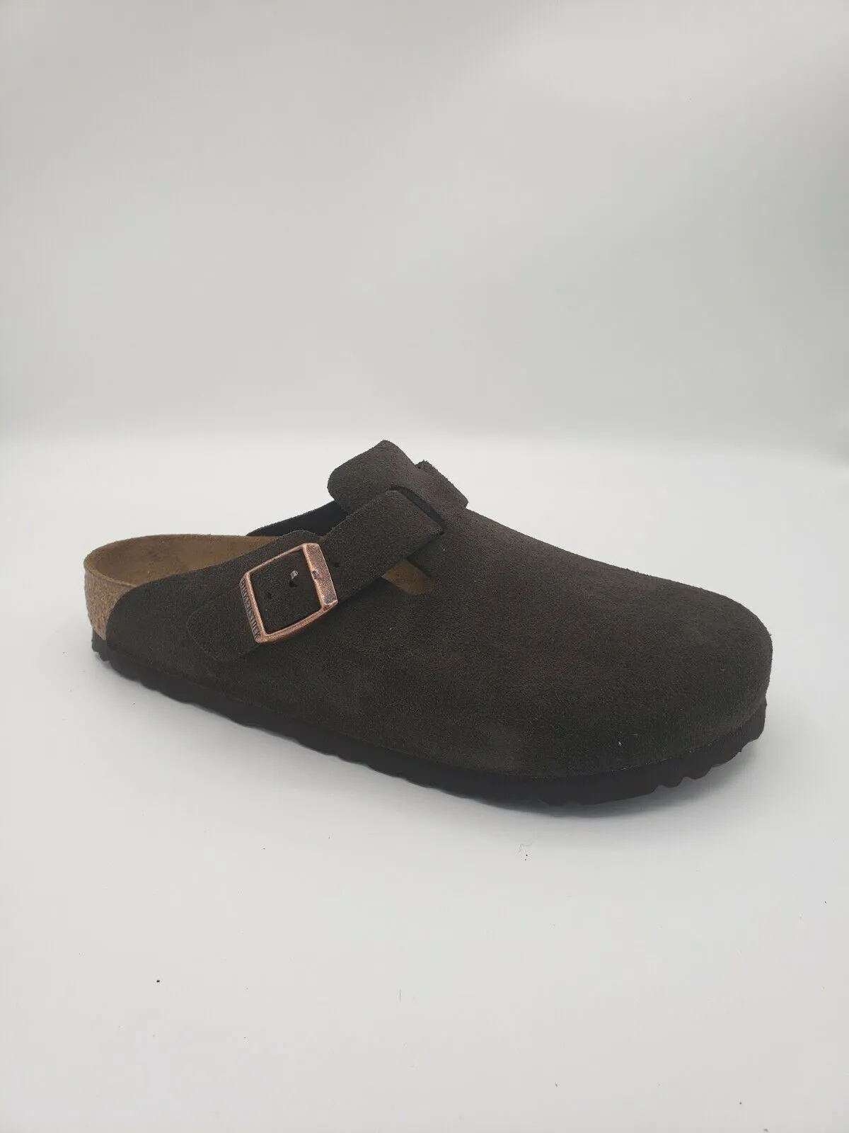 Birkenstock Boston Mocha Suede Unisex