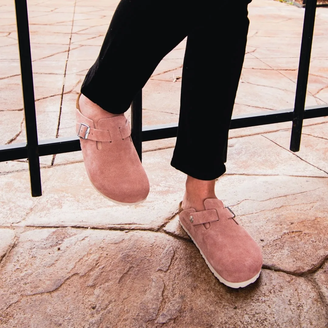 Birkenstock: Boston SFB in Pink Clay