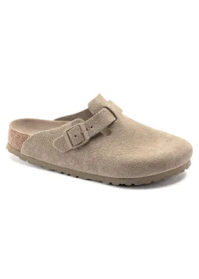 Birkenstock Boston Suede Soft Footbed 1019108 Faded Khaki