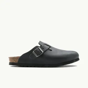 Boston Oiled Leather Regular - Black