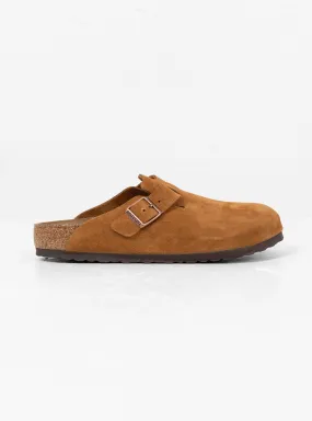 Boston SFB Suede Clogs Mink