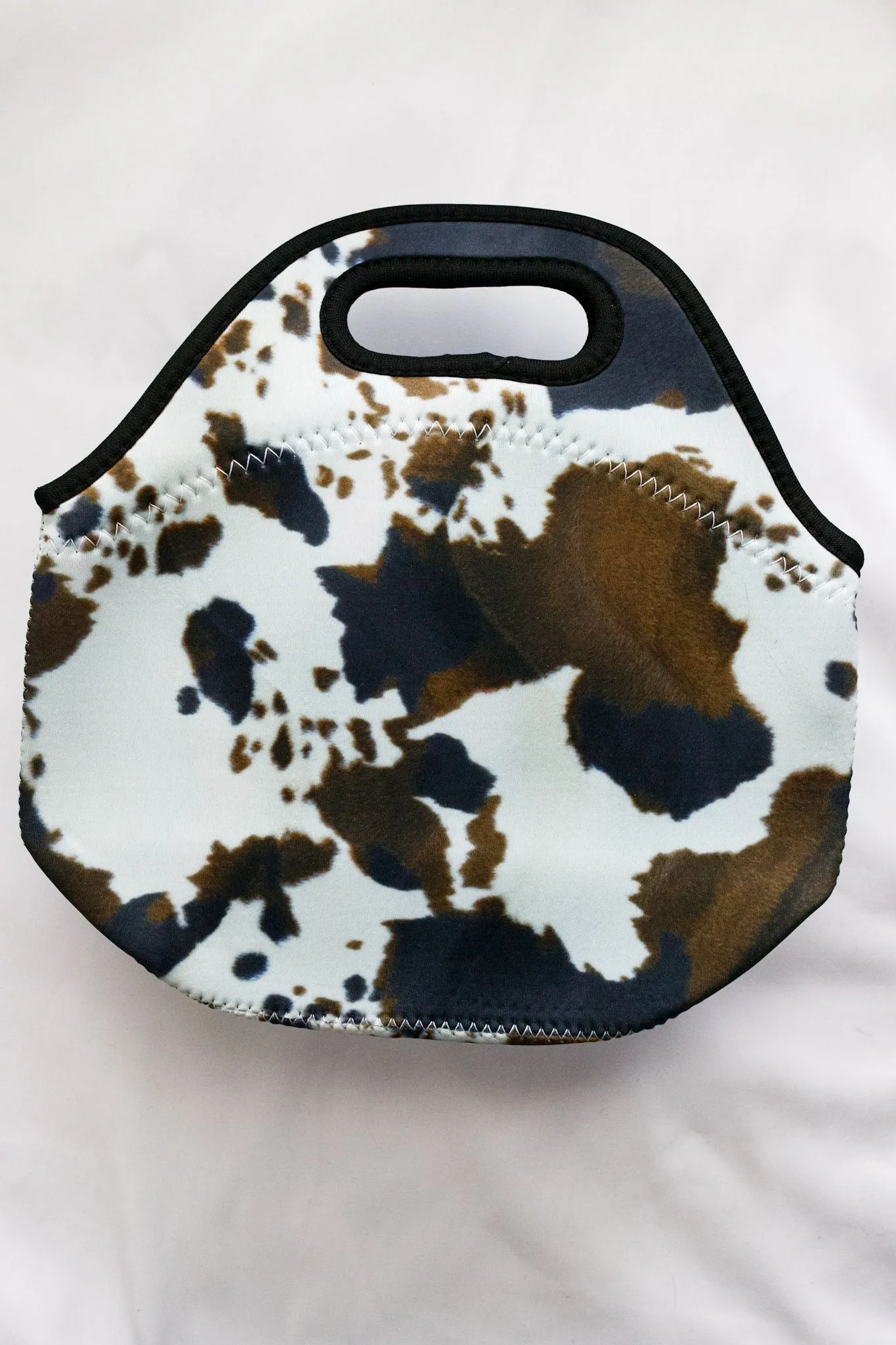 Brown Cowhide Lunch Tote