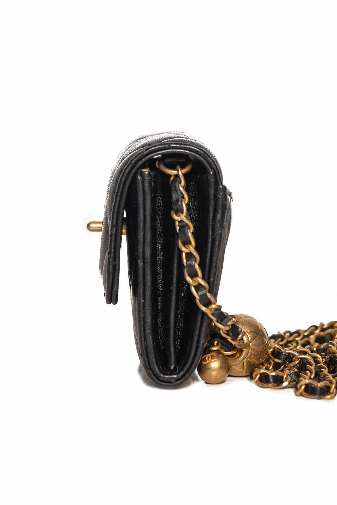 Chanel Pearl Crush Cardholder on Chain Crossbody