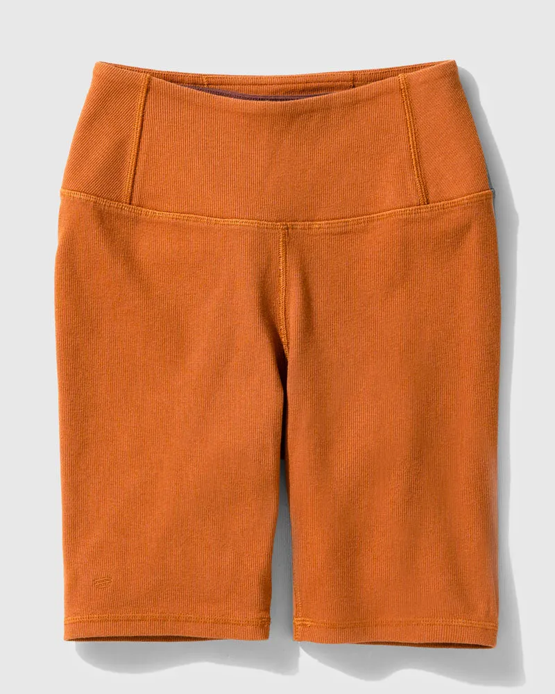 EcoKnit Ribbed Bike Short