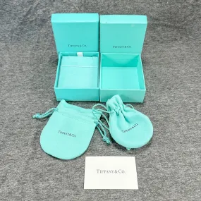 Estate Tiffany & Co. Set of 2 Boxes w. Pouches EMPTY