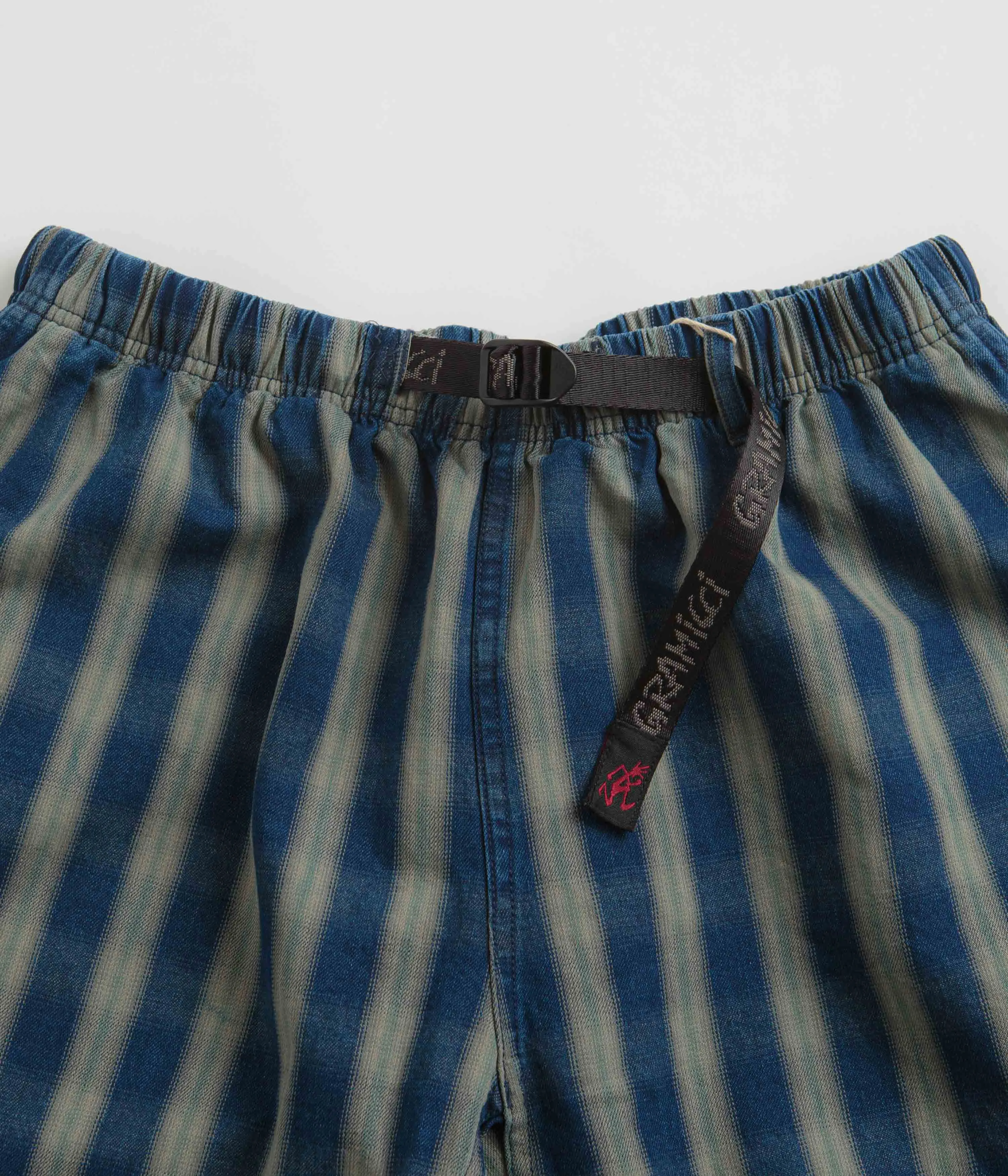 Gramicci OG Yarn Dye Shadow Plaid Jam Shorts - Blue