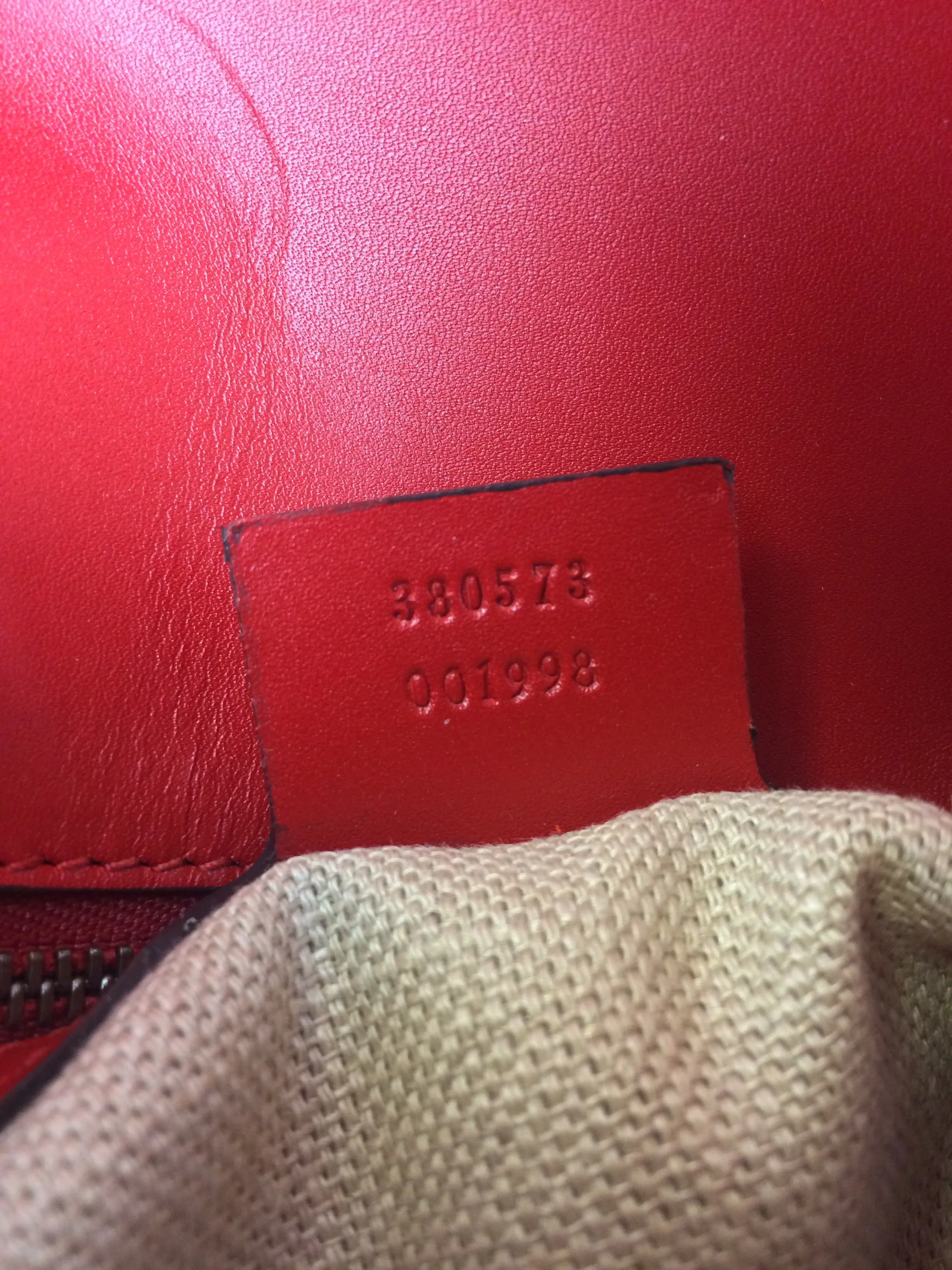 Gucci Lady Web Medium Leather Shoulder Bag