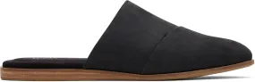 Jade Slip On Flat - Black Leather