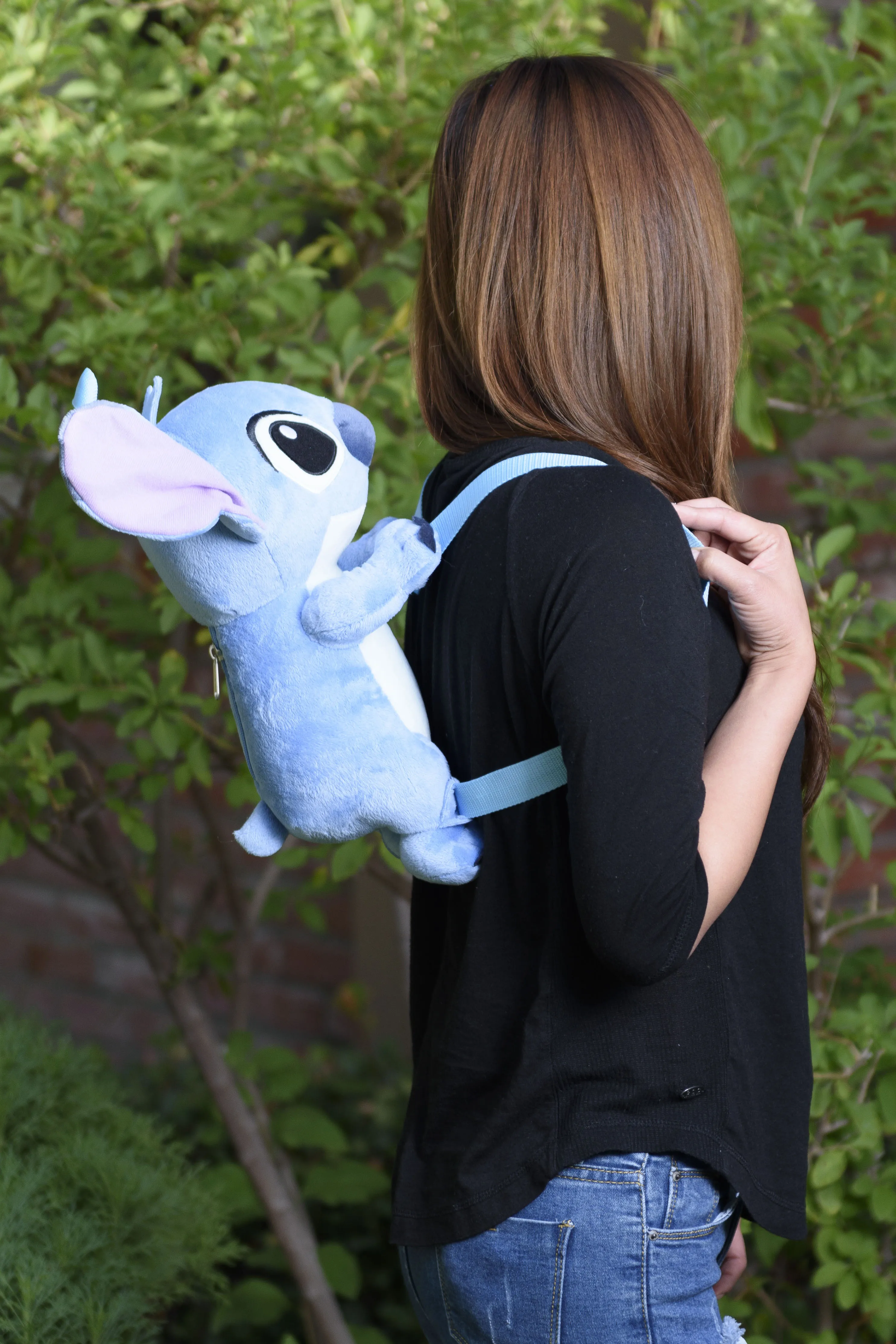 Lilo and Stitch plush doll backpack