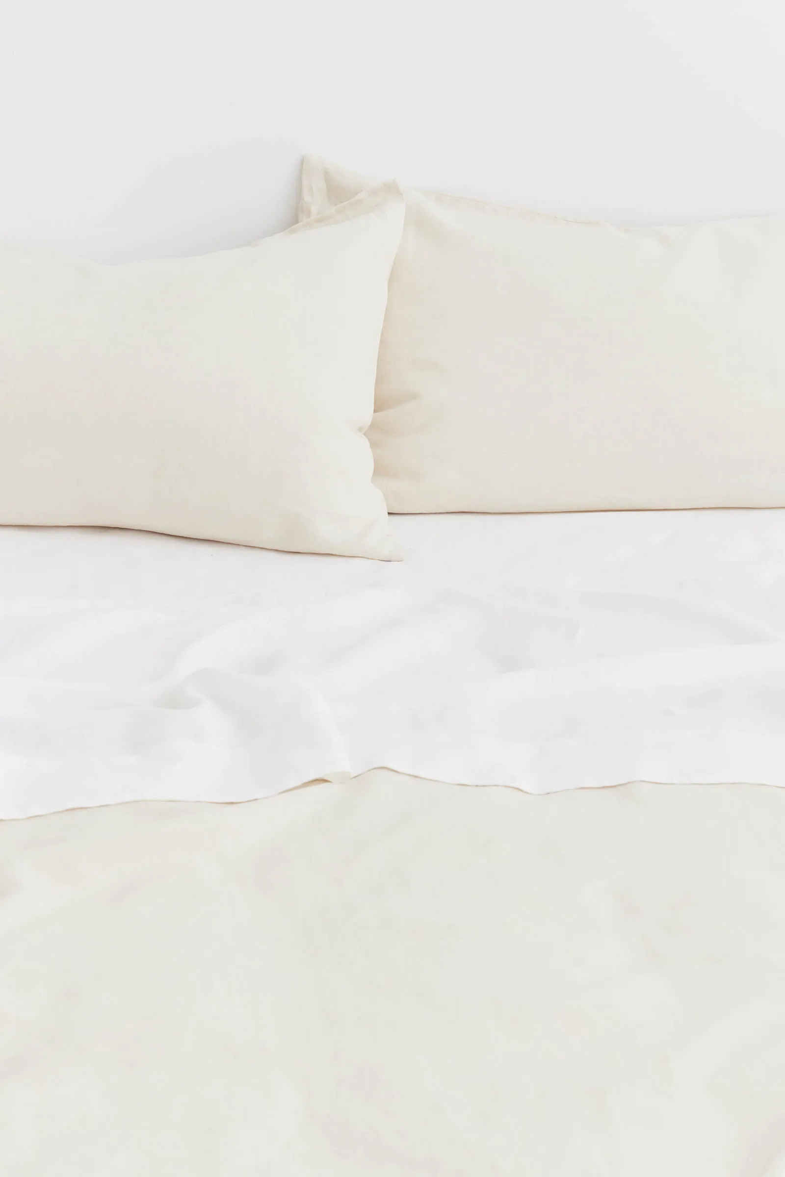 Linen Flat Sheet White