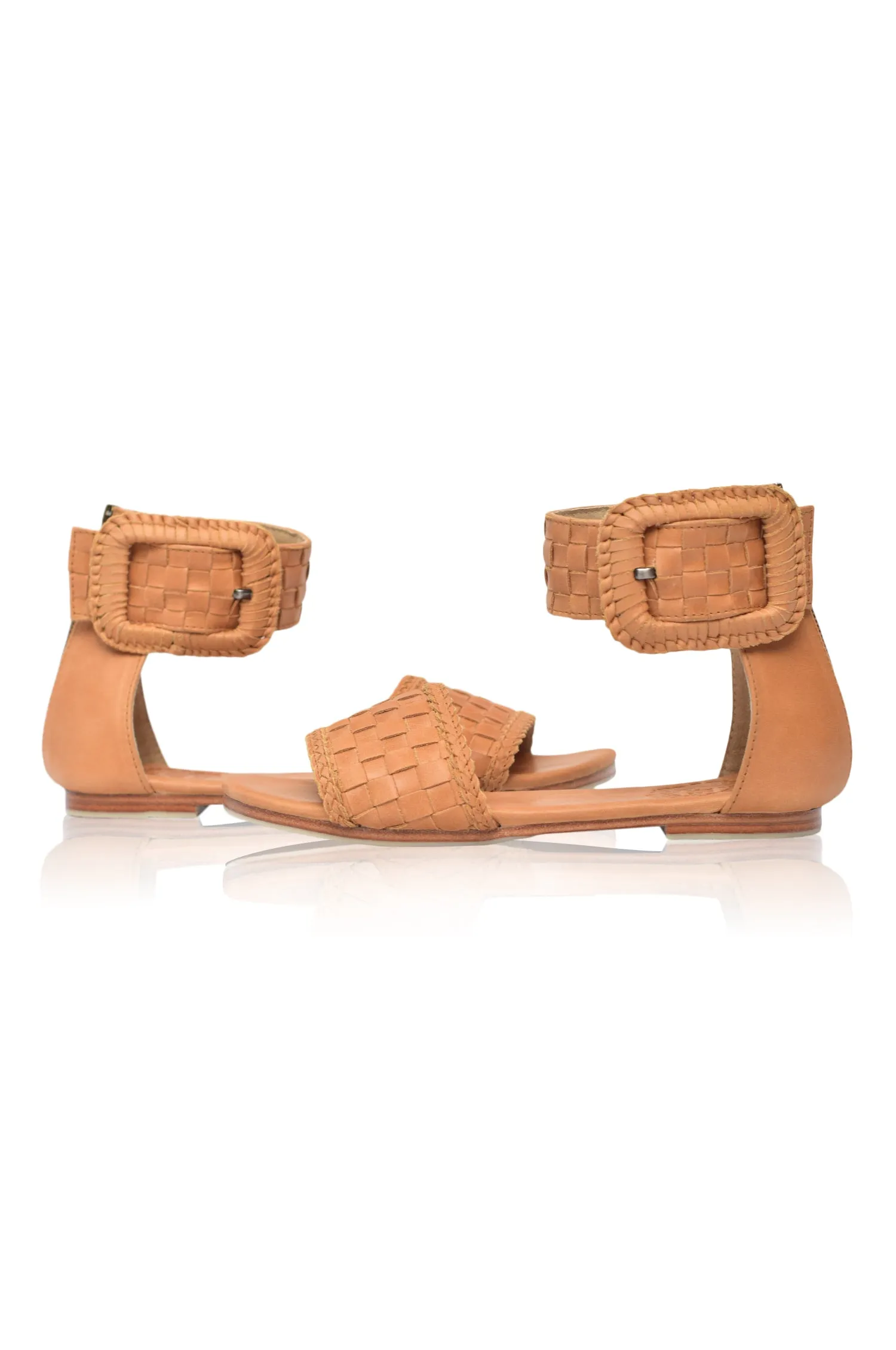 Madagascar Woven Leather Sandals