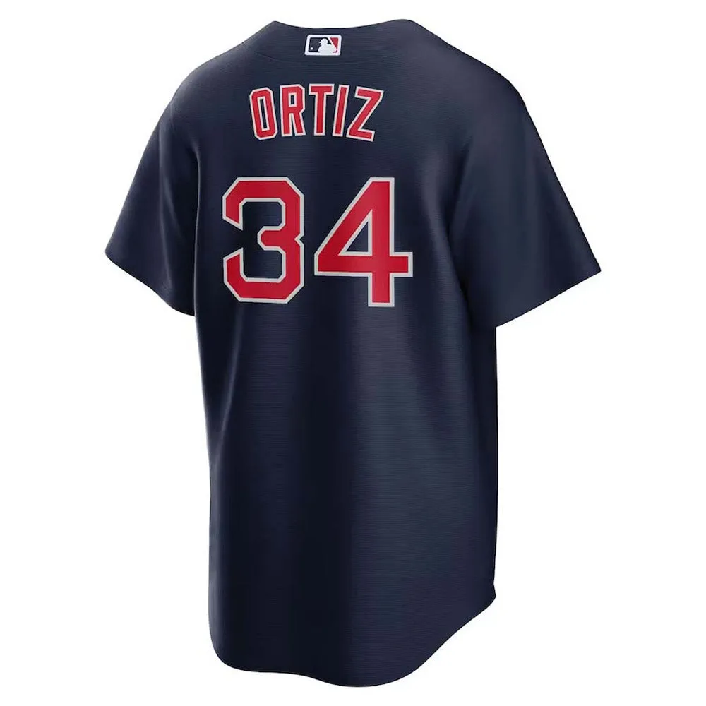 Men's Boston Red Sox David Ortiz Replica Alternate Jersey - Navy