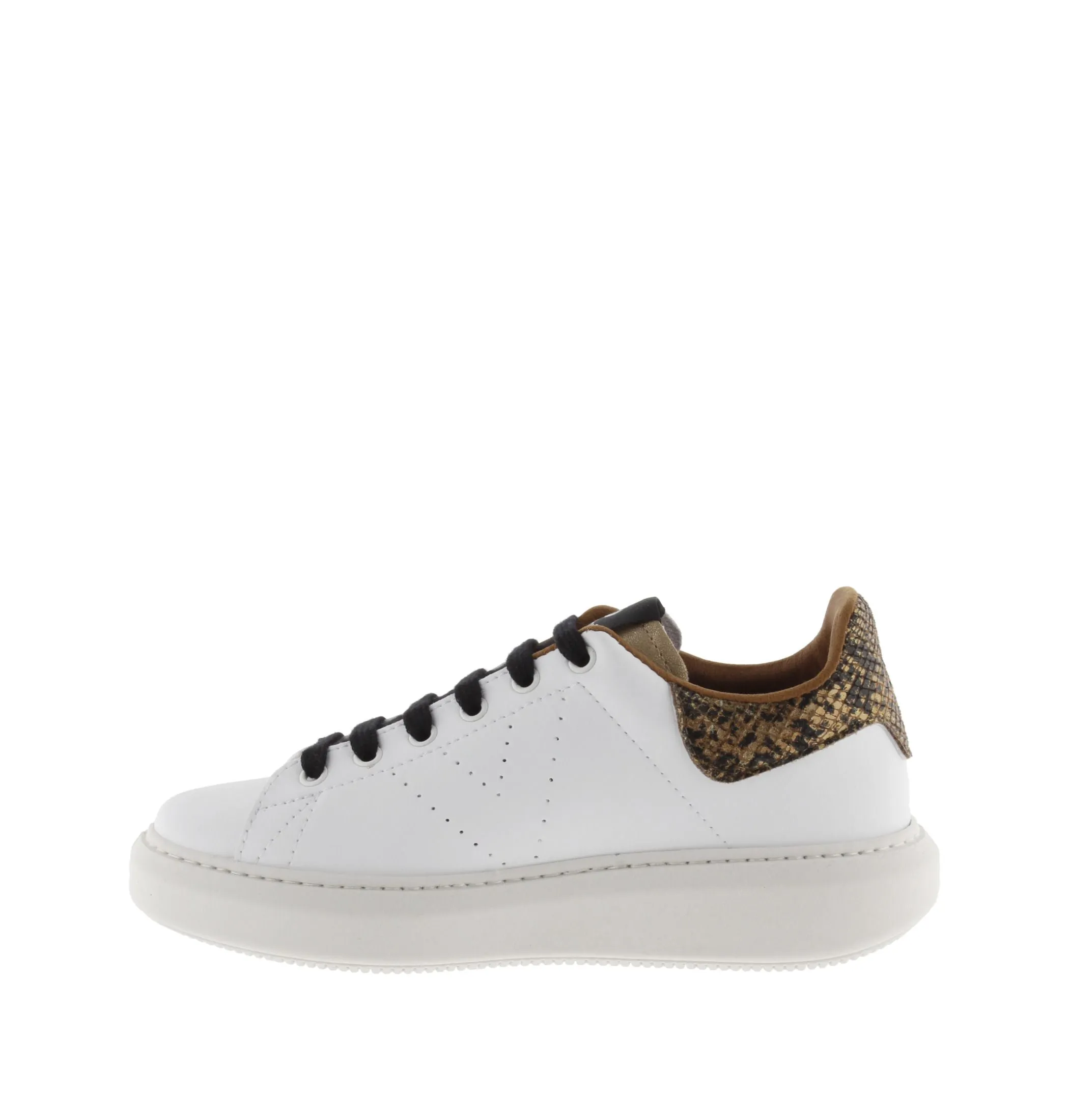 Milan Faux Leather & Snake Sneaker for Women - 1263104