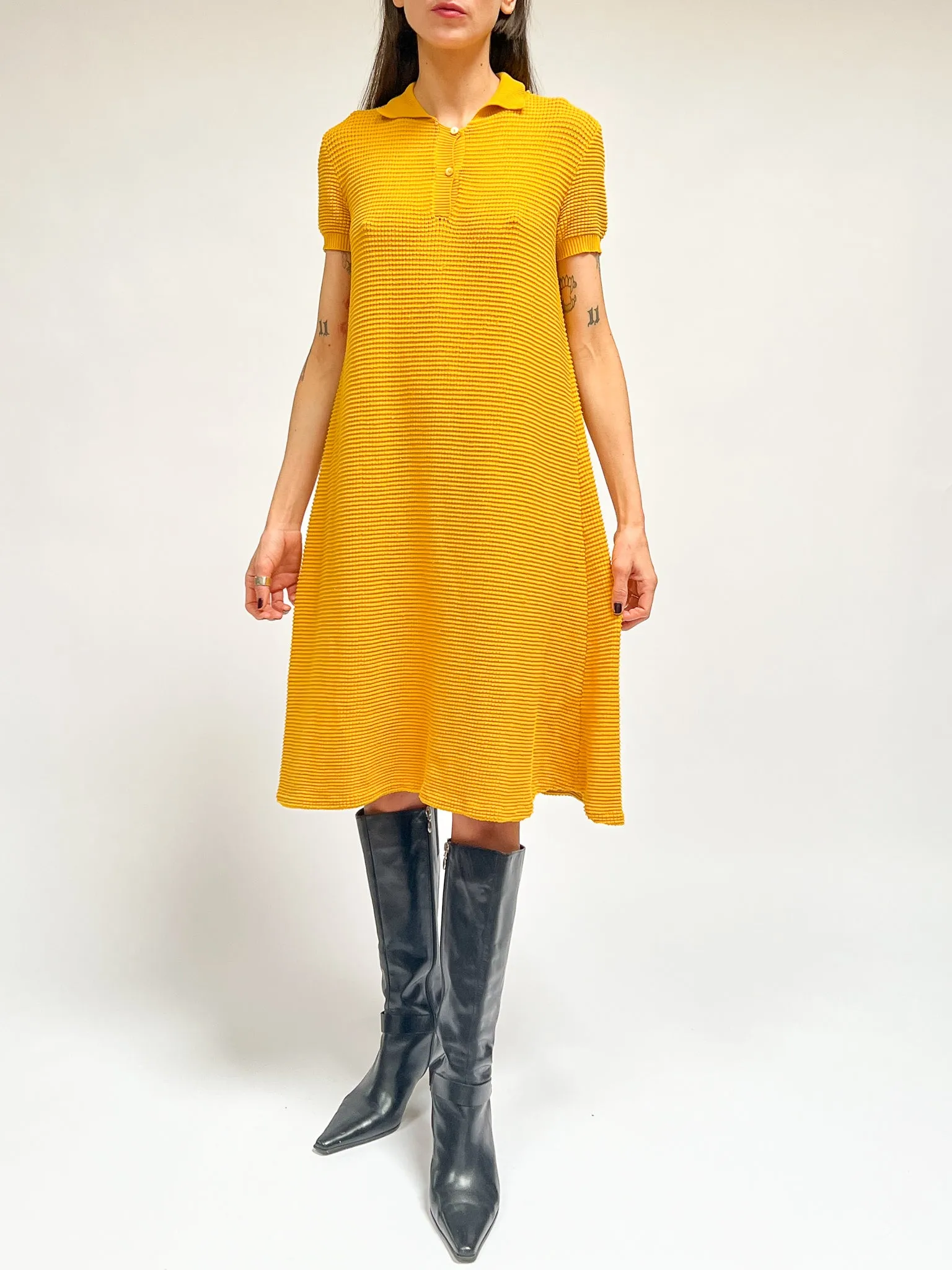 Miu Miu Saffron Knit Dress (M)