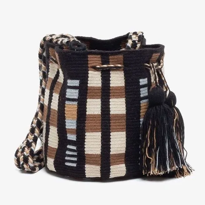 Niagara Mini Black Beige Crossbody Bag