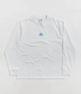 Nike ACG Lungs Long Sleeve T-Shirt - Summit White / Aquarius Blue