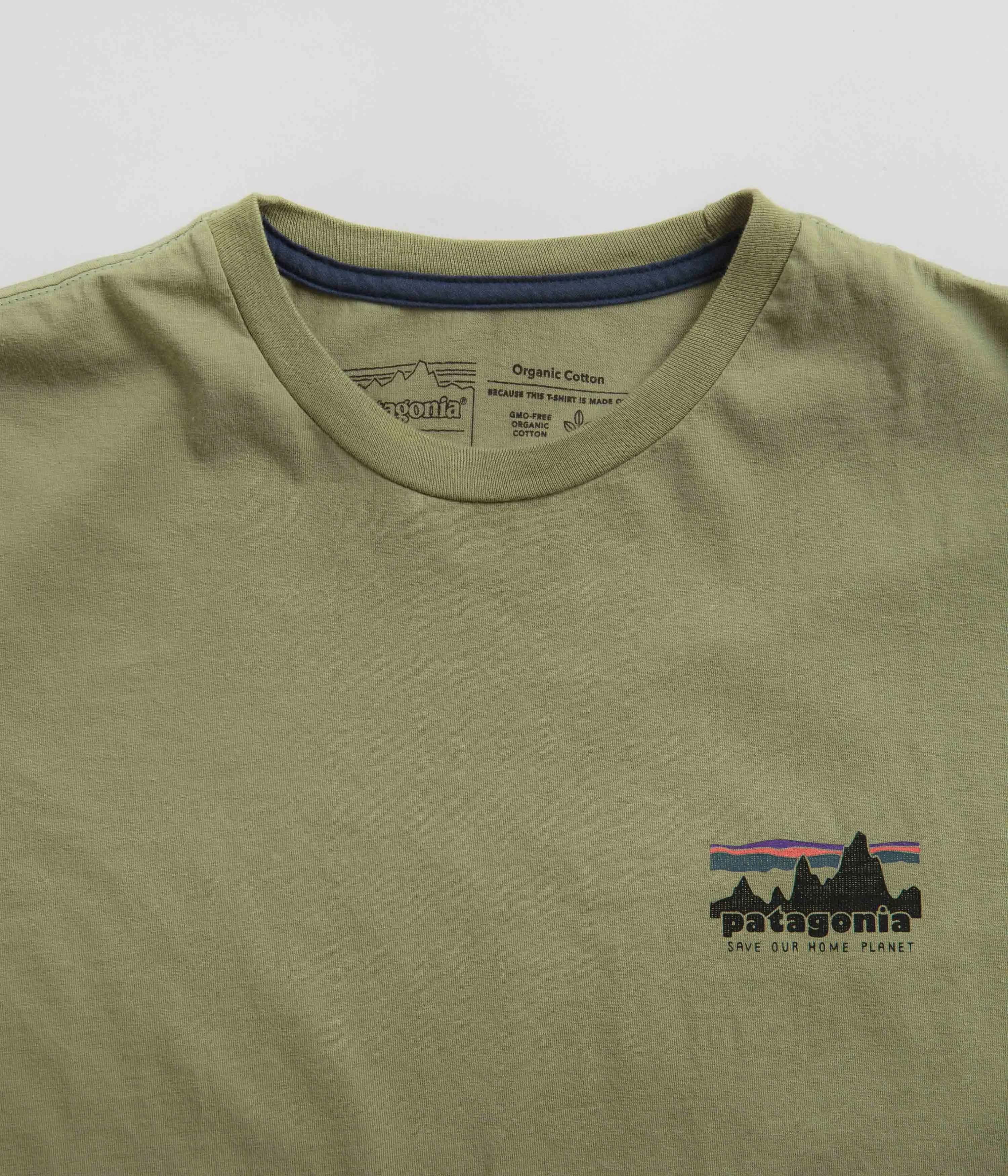 Patagonia 73 Skyline Organic T-Shirt - Buckhorn Green