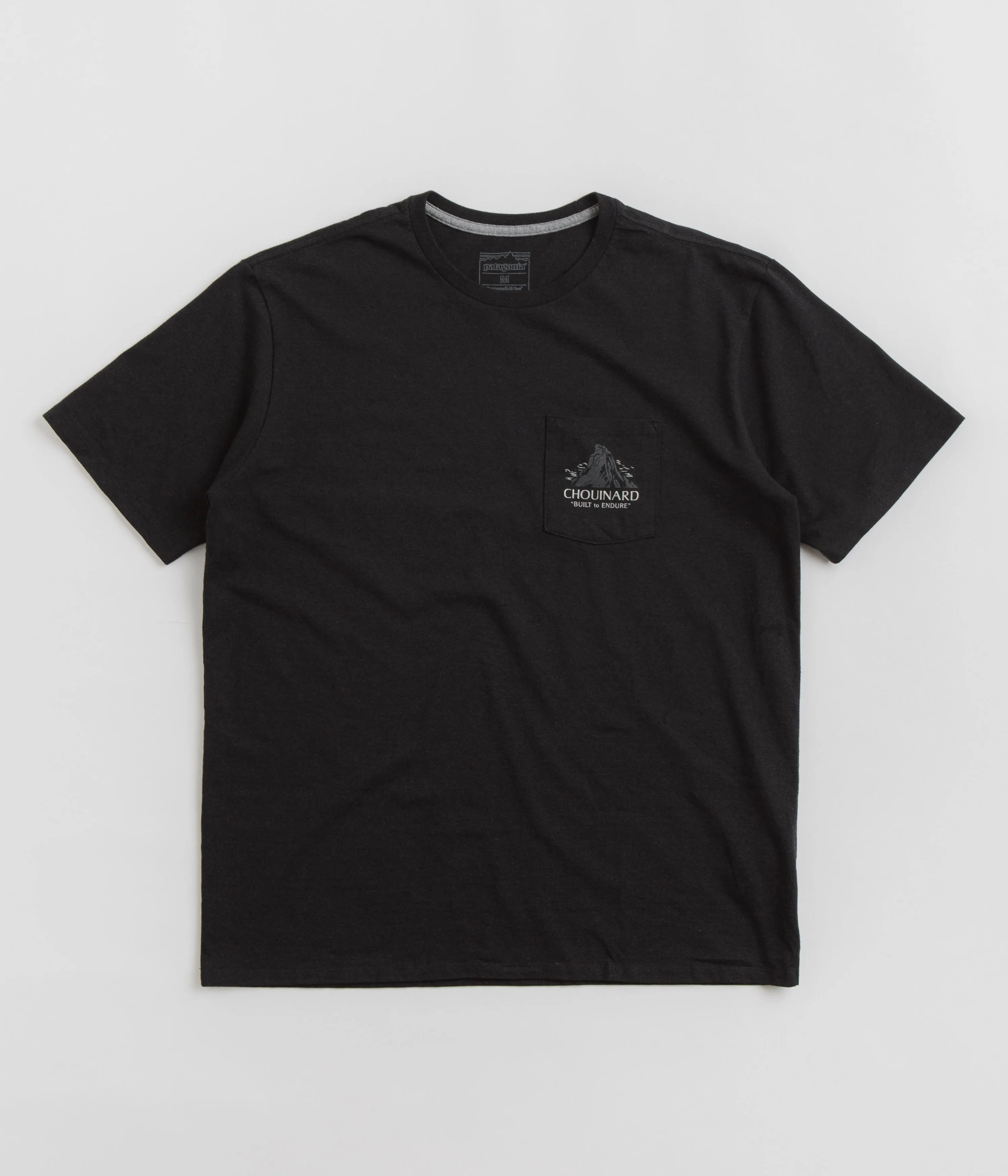 Patagonia Chouinard Crest Pocket Responsibili-Tee T-Shirt - Ink Black