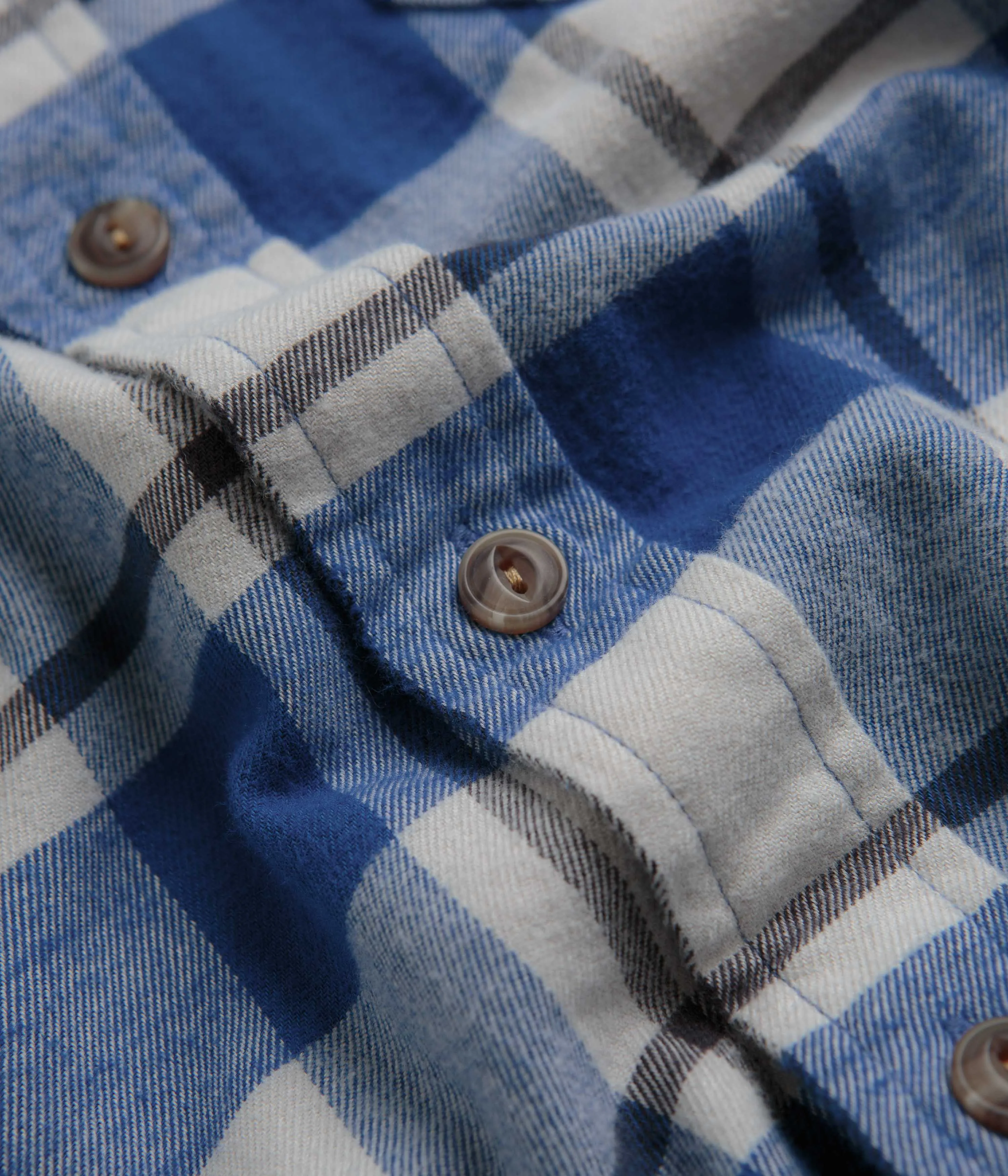 Patagonia Cotton in Conversion Fjord Flannel Shirt - Captain: Endless Blue