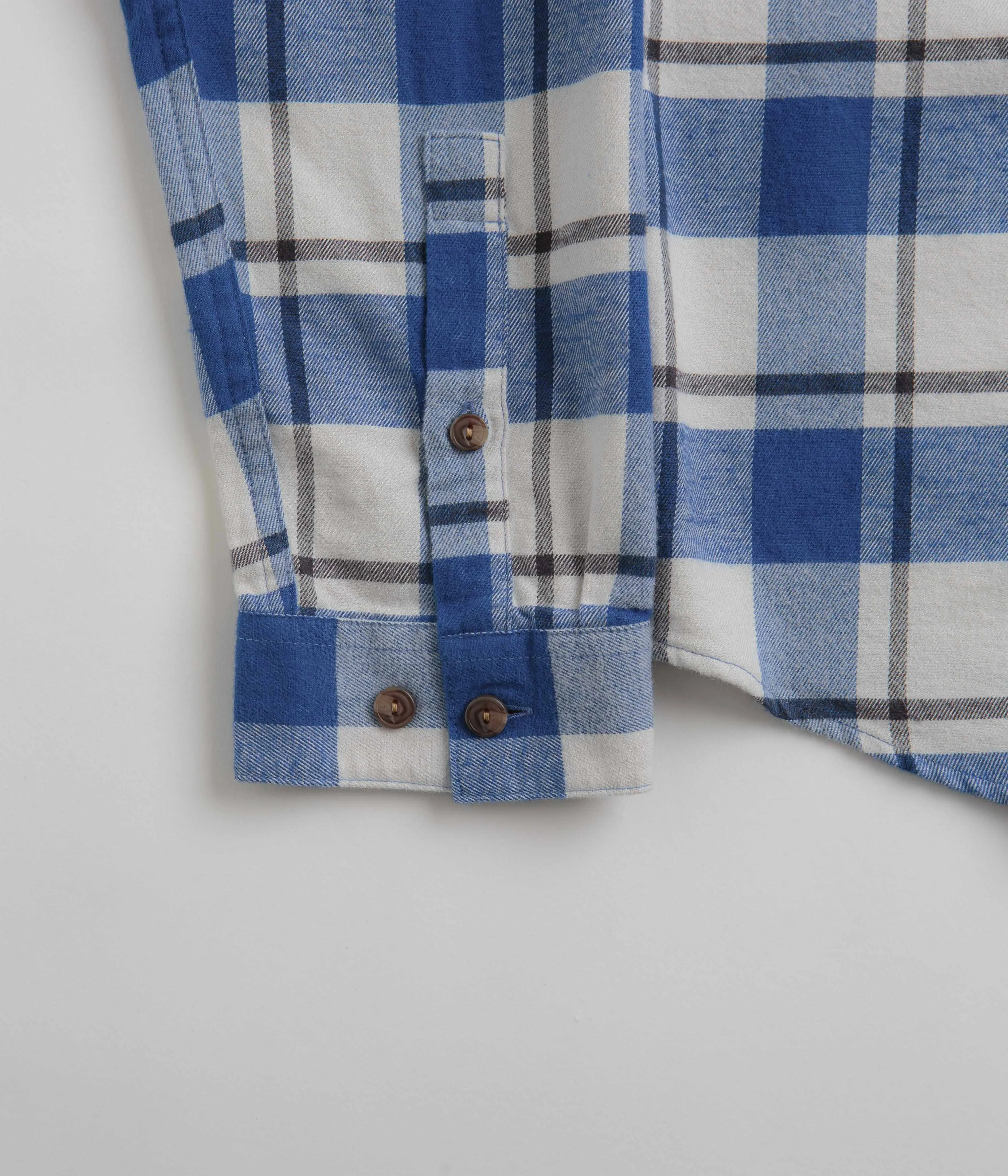 Patagonia Cotton in Conversion Fjord Flannel Shirt - Captain: Endless Blue