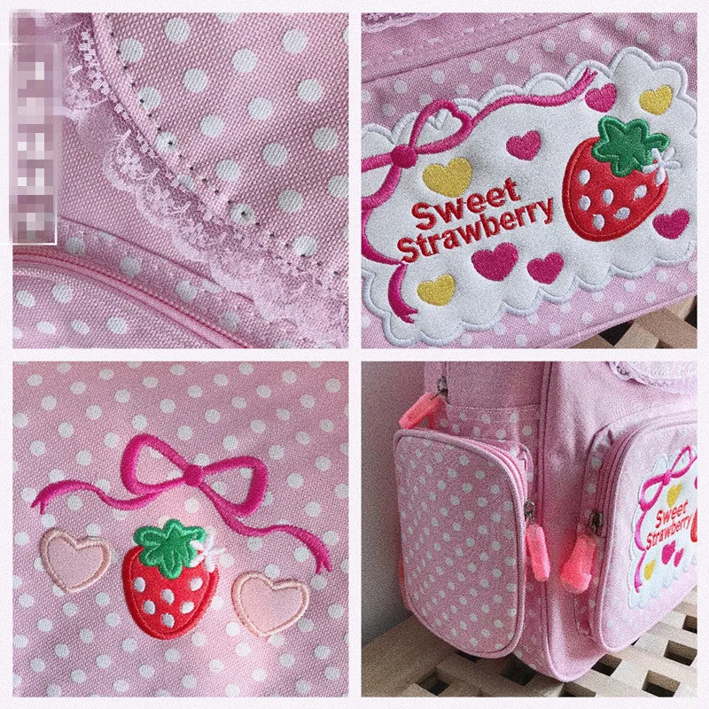 Pink Strawberry Backpack AD11787