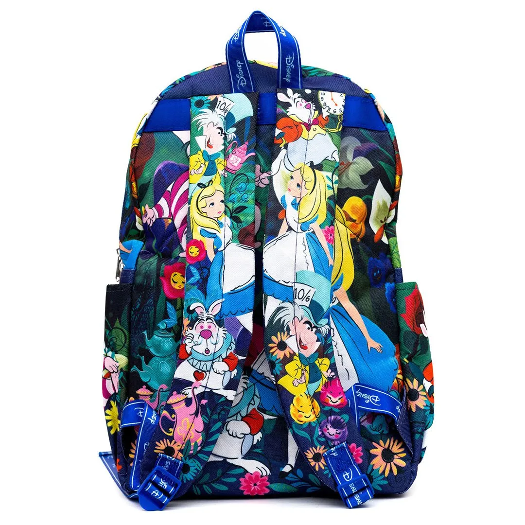 WondaPop Disney Alice in Wonderland 17 Full Size Nylon Backpack