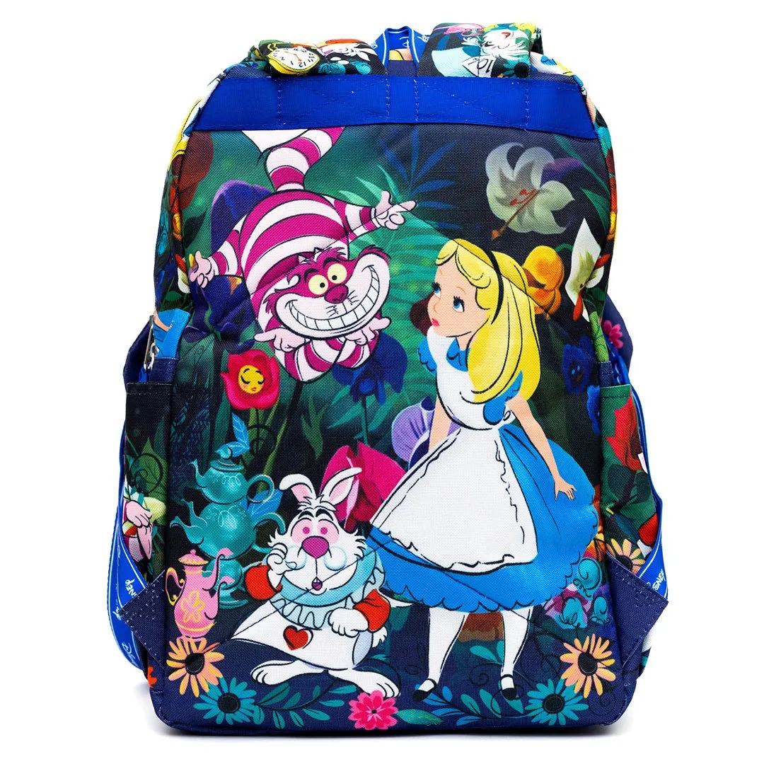 WondaPop Disney Alice in Wonderland 17 Full Size Nylon Backpack