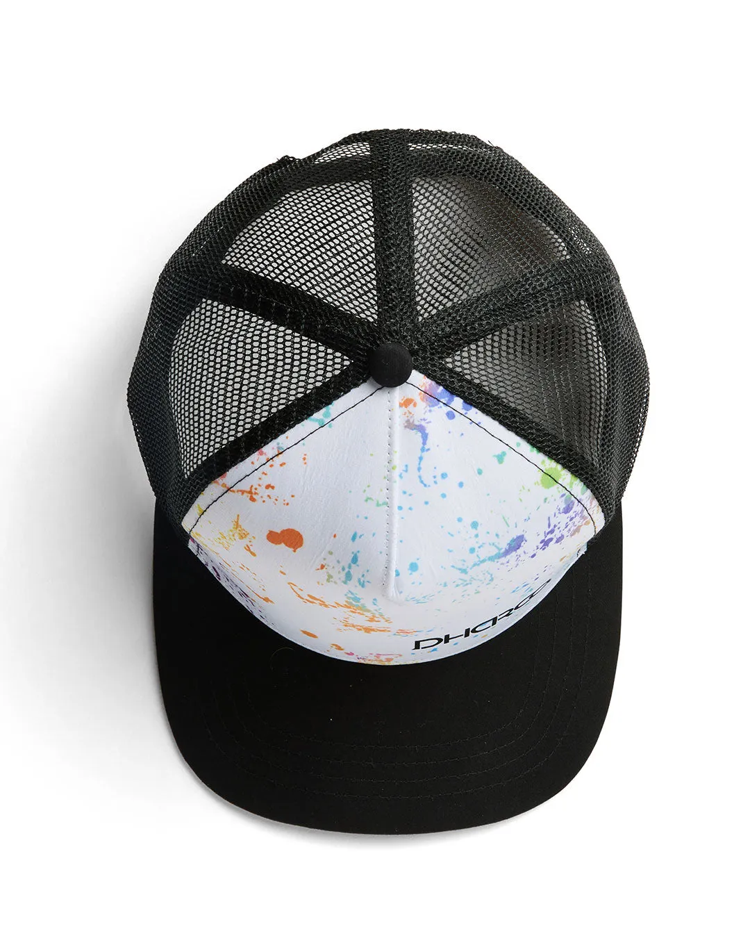 Youth Flat Brim Trucker | Paint Splat