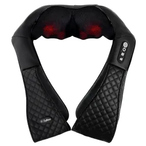 Zyllion Shiatsu Back and Neck Massager with Heat, 3 Speed Levels and Rotation Change (ZMA-28)